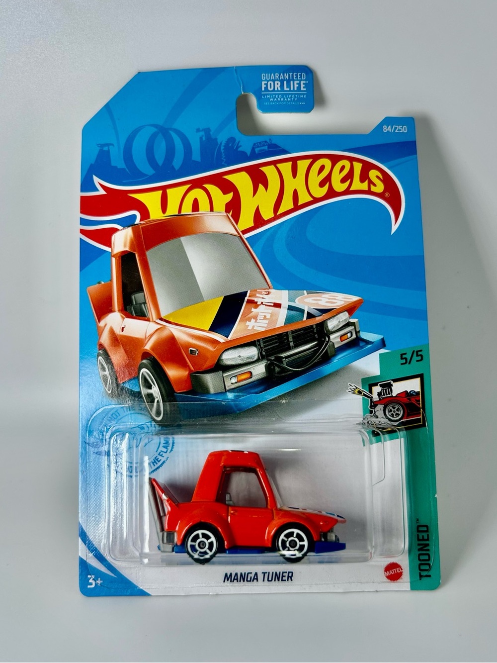 Hot Wheels Manga Tuner 2021 HW Tooned 5/5 Orange VHTF 84/250 NEW JDM